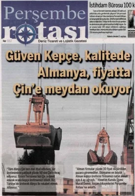 Guven Grab featured in Perşembe Rotası: Competing with German quality, outperforming Chinese pricing
